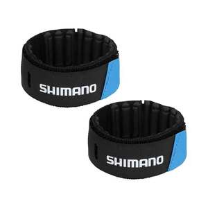 Shimano Rod Wrap - Black/Blue, 13in, 2pk