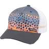 Simms Men's DeYoung 5 Panel Trucker Hat - Deyoung Trout Charcoal - One Size Fits Most - Deyoung Trout Charcoal One Size Fits Most
