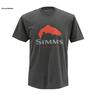 Simms Men's Trout Logo Short Sleeve Shirt