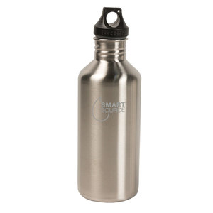 Smart Source 40 oz Single-Walled Stainless Steel Water Bottle