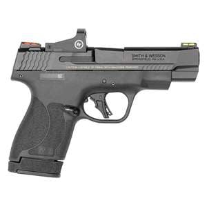 Smith & Wesson M&P 9 Shield Plus 9mm Luger 4in Crimson Trace Red Dot Black Armornite Pistol - 13+1 Rounds