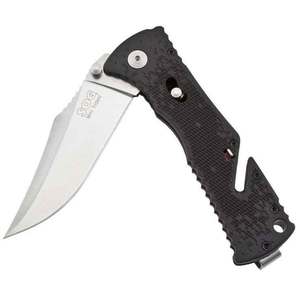 SOG Trident Mini Knife with Straight Edge Assisted Folding