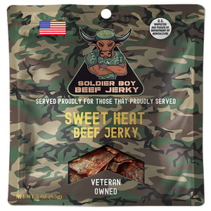Soldier Boy Beef Jerky Sweet Heat - 3oz