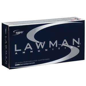 Speer Lawman 9mm Luger 124gr TMJ Handgun Ammo - 50 Rounds