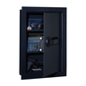 Stack-On In Wall Safe With Electronic Lock - Black - Black