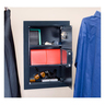 Stack-On In Wall Safe With Electronic Lock - Black - Black