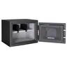 Stack-On Personal Fireproof and Waterproof Small Safe - Matte Black - Black