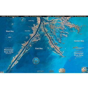 Standard Mapping Mississippi River Delta Map