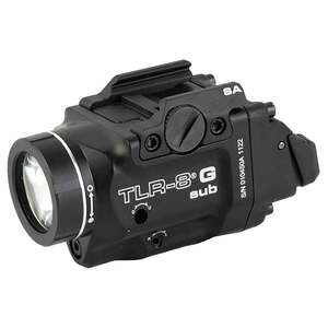 Streamlight TLR-8 G Sub Springfield Hellcat Compact Handgun Rail-Mounted Tactical Light with Green Aiming Laser