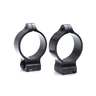 Talley 1in Fixed High Scope Rings - Satin Black - Black
