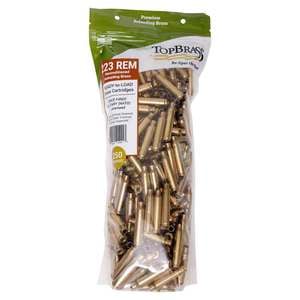 Top Brass 223 Remington Rifle Reloading Brass - 250 Count