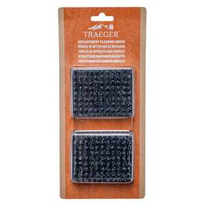 Traeger Replacement BBQ Cleaning Brush Head - 2 Pack