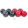 Triumph Sports 100MM Bocce Set - Black and Red