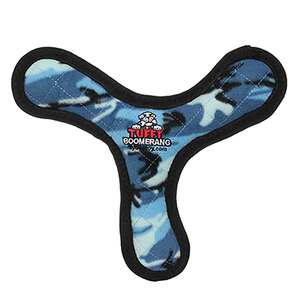Tuffy Ultimate Boomerang Blue Plush Dog Toy