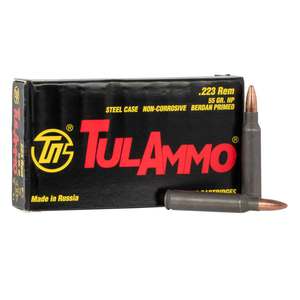 TulAmmo 223 Remington 55gr HP Rifle Ammo - 20 Rounds