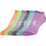 Under Armour Women's 6-Pack No Show Athletic Socks
