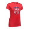 Under Armour Women's Charged Cotton® Tri-Blend Home Of The Brave Shirt