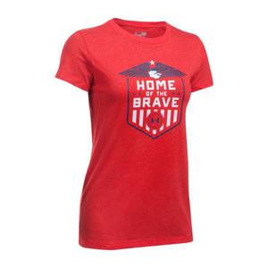 Under Armour Women's Charged Cotton&reg; Tri-Blend Home Of The Brave Shirt