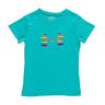 Under Armour Youth Girl's Blurred Big Logo Short Sleeve T-Shirt
