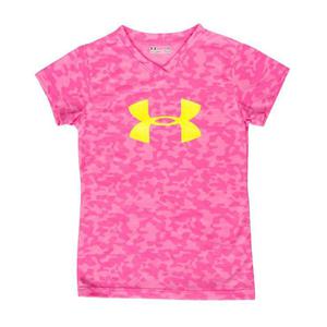 Under Armour Youth Girl's Hydro Big Logo Short Sleeve T-Shirt