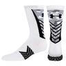 Under Armour Youth Undeniable Camo Crew Socks - White/Camo L Youth