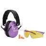 Walker's Women's Eye and Ear Protection Kit - Purple - Purple