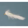 White Zonker Streamer Fly - Size 4 (dozen) - 4