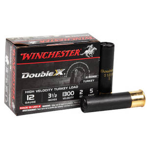 Winchester Double X High Velocity 12 Gauge 3.5in #5 2oz Turkey Shotshells - 10 Rounds