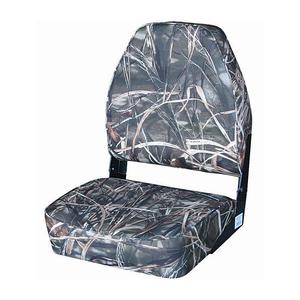 Wise Camo High Back Boat Seat