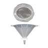 Wonder Funnel 10 Inch Funnel and Filter - Silver