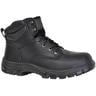 Work Zone Men's Steel Toe 6in Work Boots - Black - Size 13 - Black 13