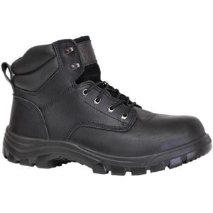 Work Zone Men's Steel Toe 6in Work Boots - Black - Size 13