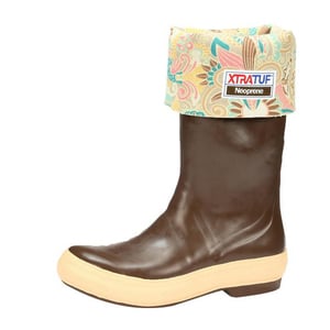 Xtratuf Women's Legacy Soft Toe Rubber Boots - Copper/Yellow - Size 7