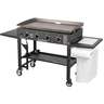 36 Inch Griddle Cooking Station with Accessory Side Shelf