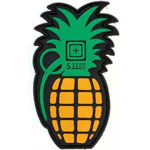 5.11 Pineapple Grenade Patch - Green/Yellow