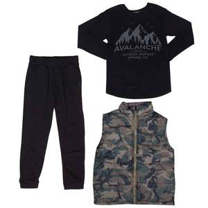 Avalanche Boys' 3 Piece Vest And Sweats Set