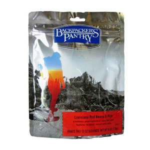 Backpacker's Pantry Freeze Dried Louisiana Red Bean and Rice 2 Person Serving