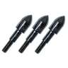 Barnett Vortex Carbon Youth Arrows with Inserts - 3 Pack - Black