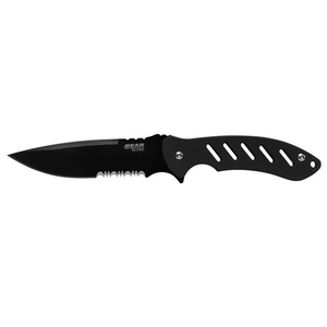 Bear Edge Brisk 4.875 inch Black Fixed Blade