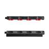 Berkley Twist Lock Utility 4 Rod Rack - Black/Red - Black/Red