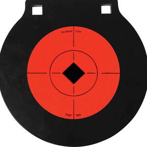 Birchwood Casey World of Targets 6in Double Hole Steel Gong Target