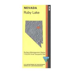 BLM Nevada Ruby Lake Map