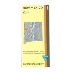 BLM New Mexico Zuni Map