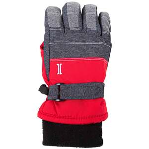 Igloos Boys' Color Blocked Winter Gloves - Red - M/L