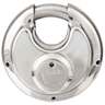 Brinks 70mm Stainless Steel Keyed Discus Padlock - Silver