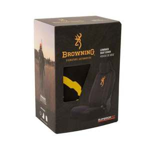 Browning Black/Yellow Low Back Seat Cover