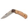 Browning Second Chance-Stag/Zebrawood 3.63 inch Folding Knife