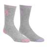Browning Women's 2 Pack Boot Socks - Pink/Purple M