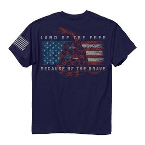 Buck Wear Men's Land Of The Free Short Sleeve Shirt