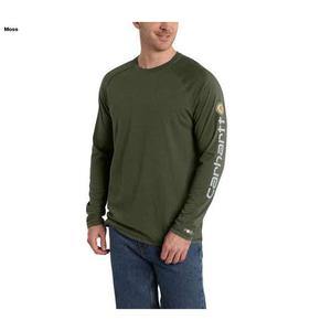 Carhartt Force Cotton Delmont Graphic Long Sleeve T-Shirt